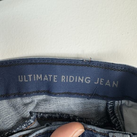 WRANGLER Willow Ultimate Riding Jeans Women’s Sz 11x34 Blue Mid Rise Bootcut - Picture 9 of 12